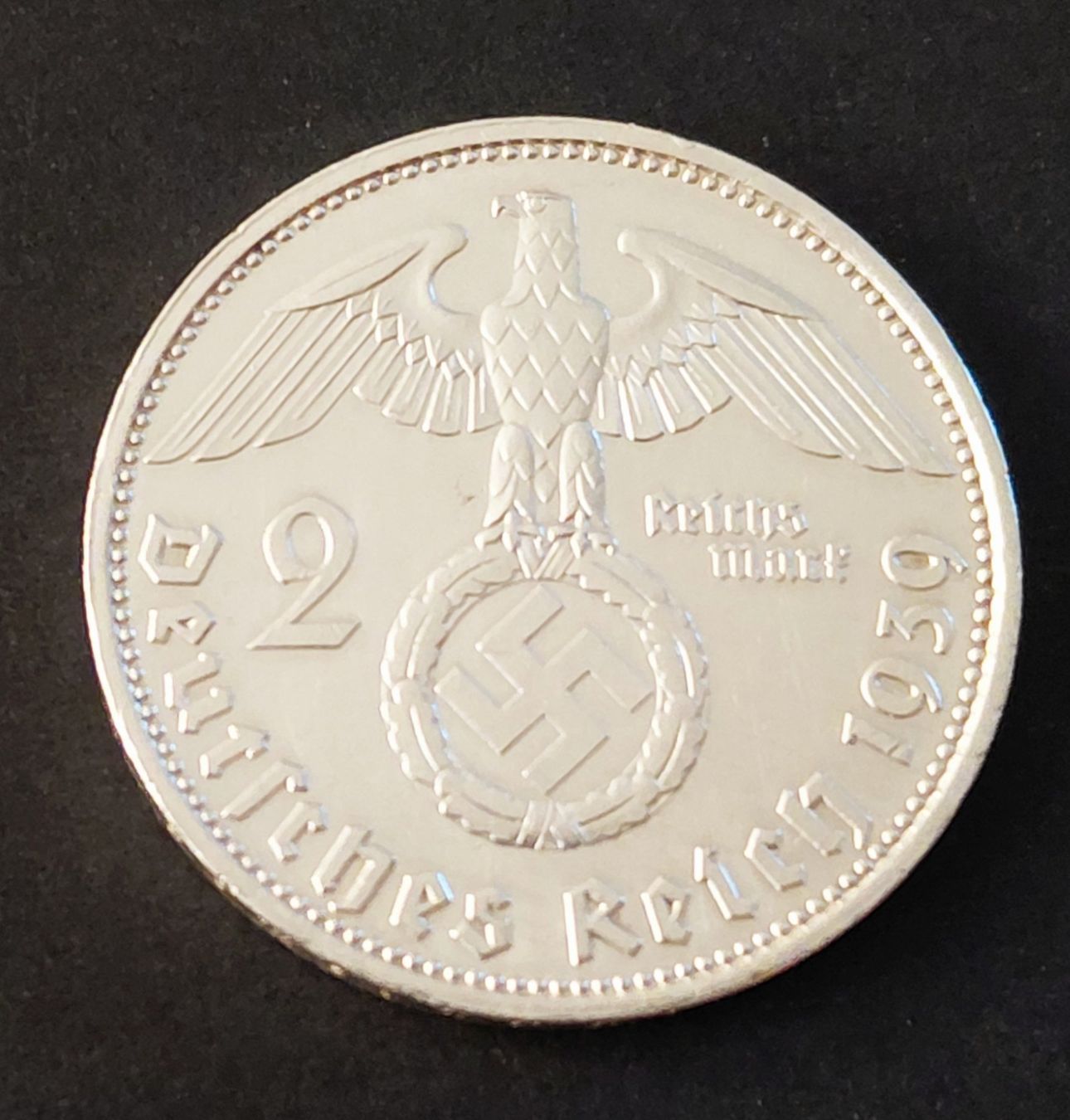 Tutti le monete: Deutsches Reich - 2 Reichsmark 1939 G – Usato da Ebikon venduto da smartbox