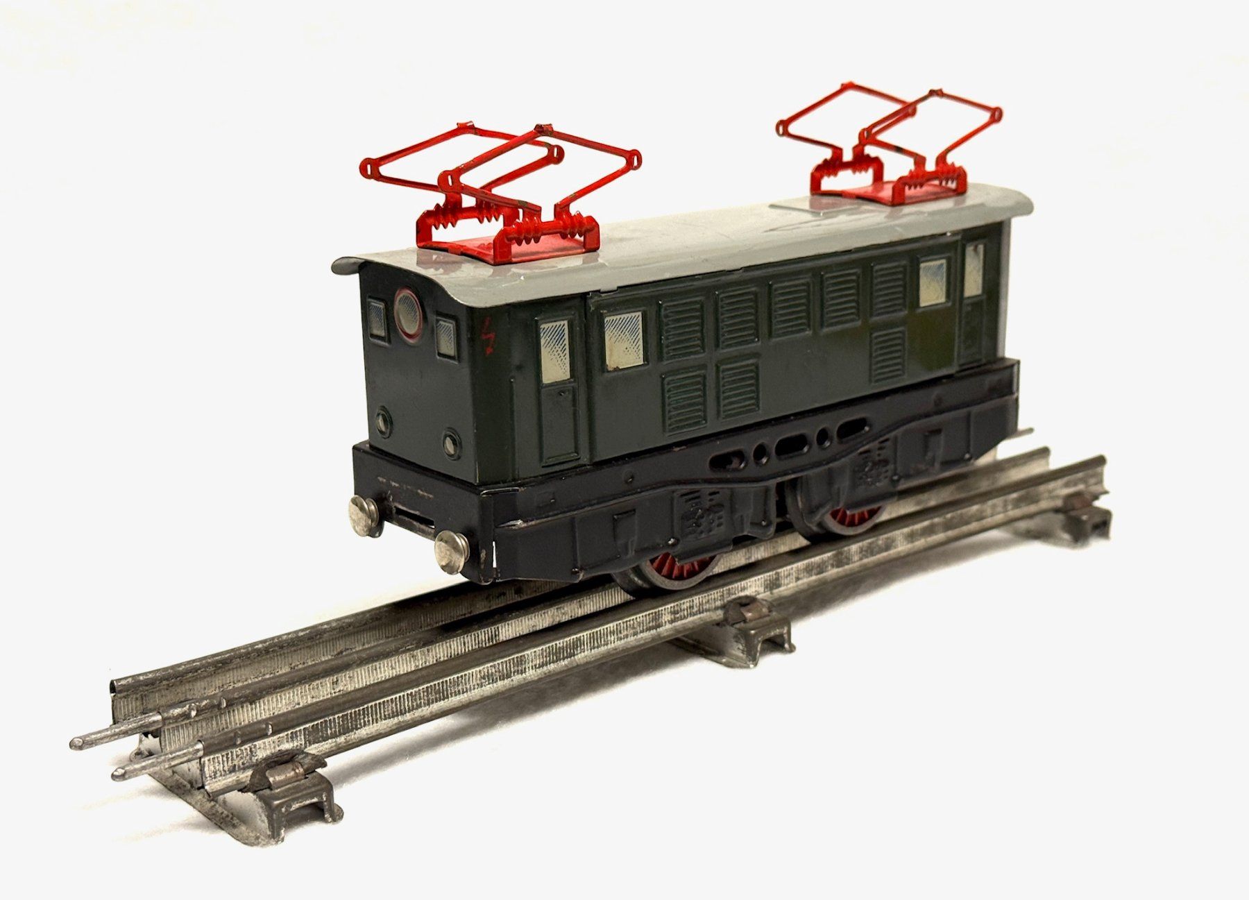 Distler Drehstrom E-Lok mit Trafo Wagen Schienen etc. Spur 0 (Gebraucht ...