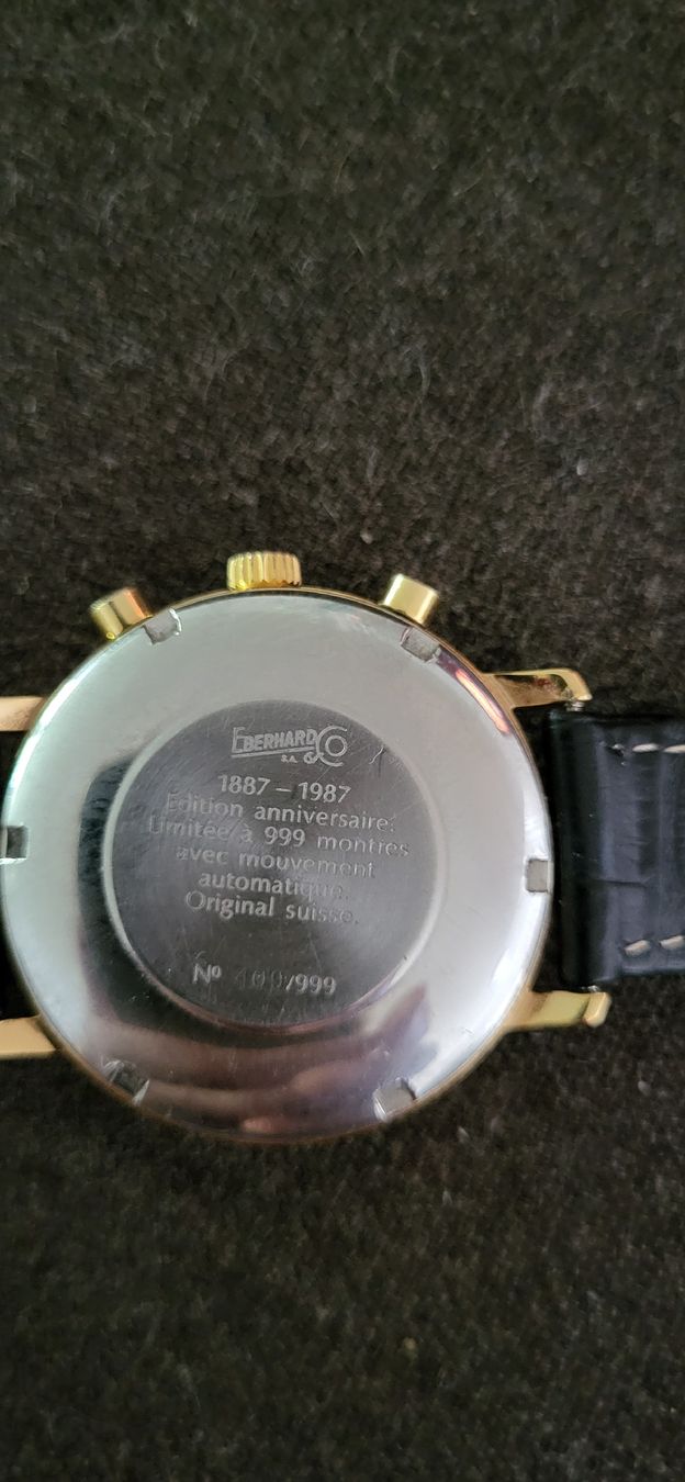 Eberhard & Co. Orologi: Eberhard chronographe Tachymètre - Edition limitée – Nuovo (secondo la descrizione) da Rances venduto da JEA09 1