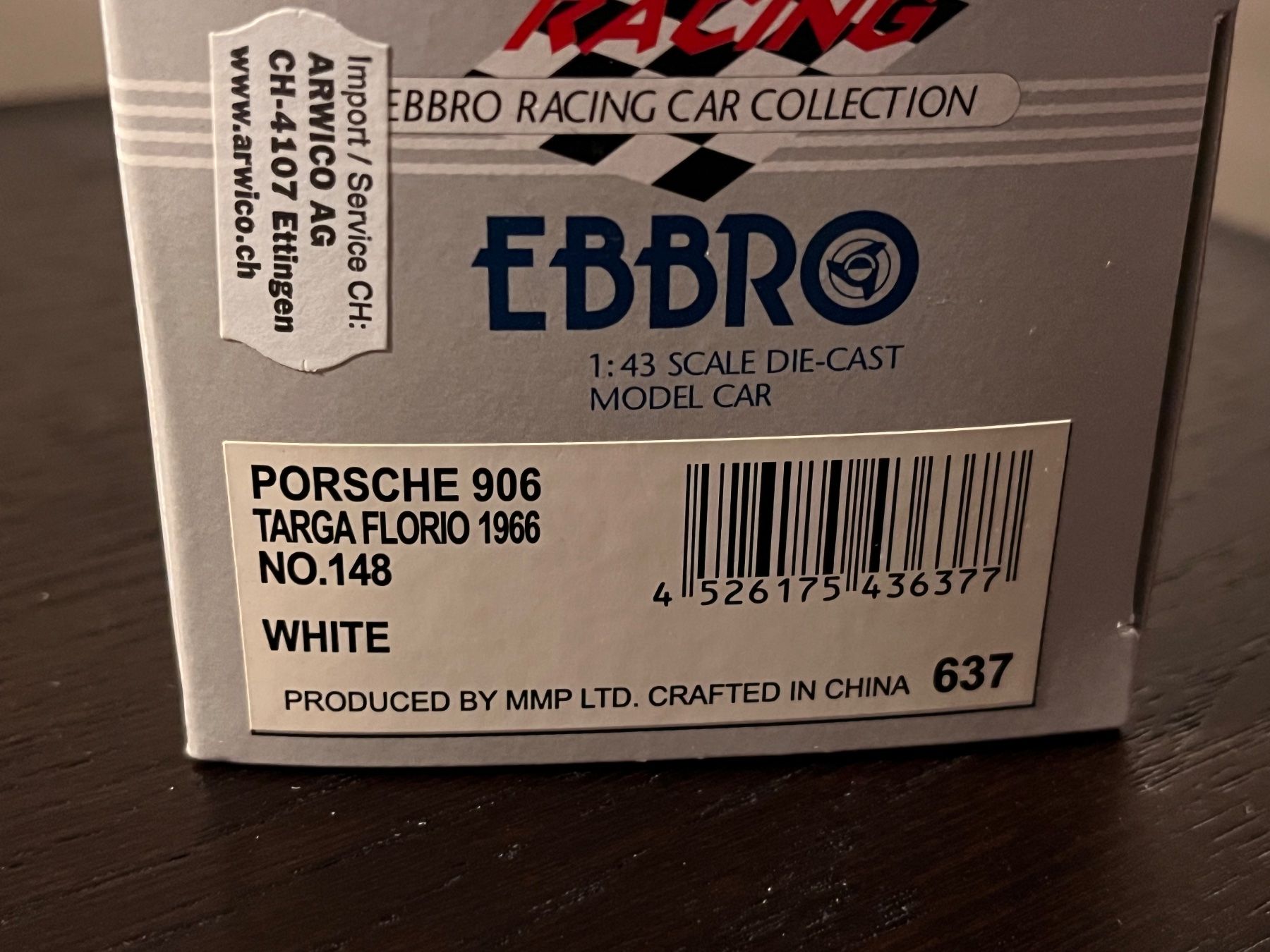 Porsche Modellautos: Porsche 906 Targa Florio 1966 Ebbro 1/43 – Neu und originalverpackt aus Boudry von martin8mum 3