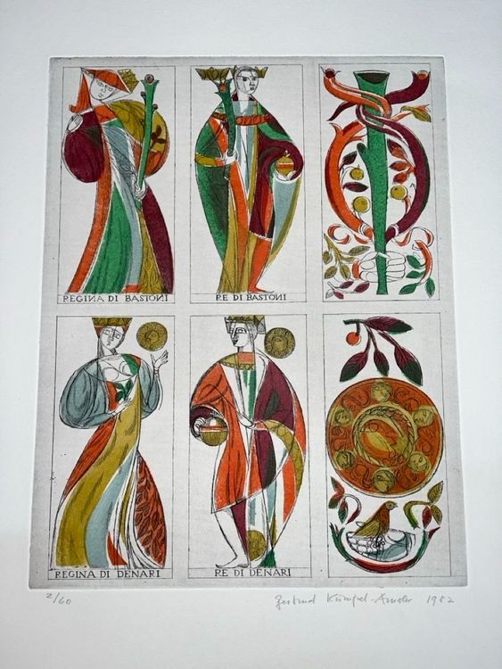 Grafiken & Lithographien: GERTRUD KÜMPEL-AMSLER FARBRADIERUNG SIGNIERT NUMMERIERT – Gebraucht aus Gersau von kunst-online