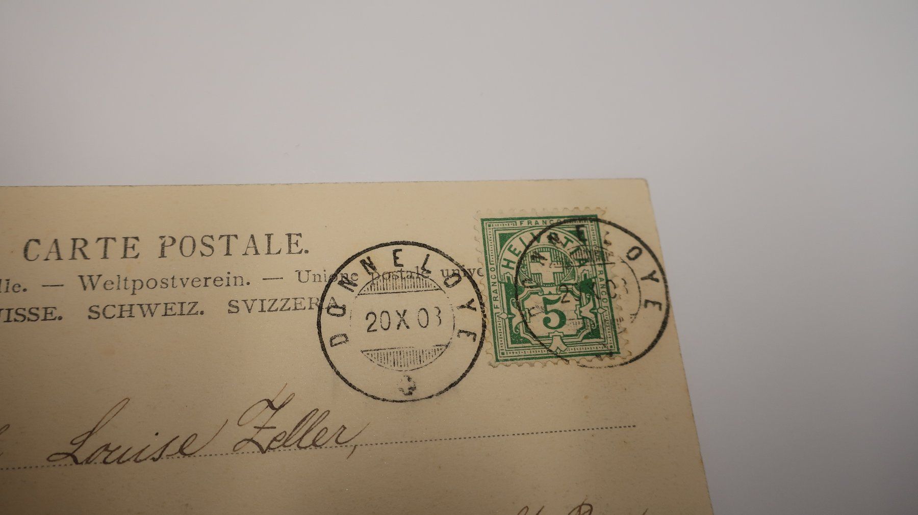 Cartoline postali: Entrée du Comte Vert à Moudon 1370  1903 – Usato da Cormoret venduto da Pascalll2001 3