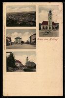 Huttwyl, Kirche, Strassenpartie, Rathaus