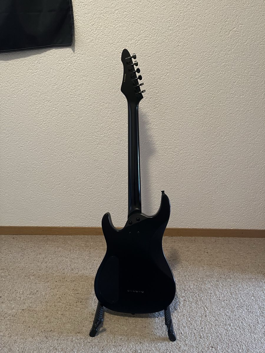 Aria Strumenti musicali: Aria Electric Guitar Black Solid Body Six String Instrument – Usato da Tschingel venduto da yig_spl9 1