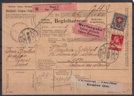 F17) Wertangabe, Begleitadresse, sehe Scan