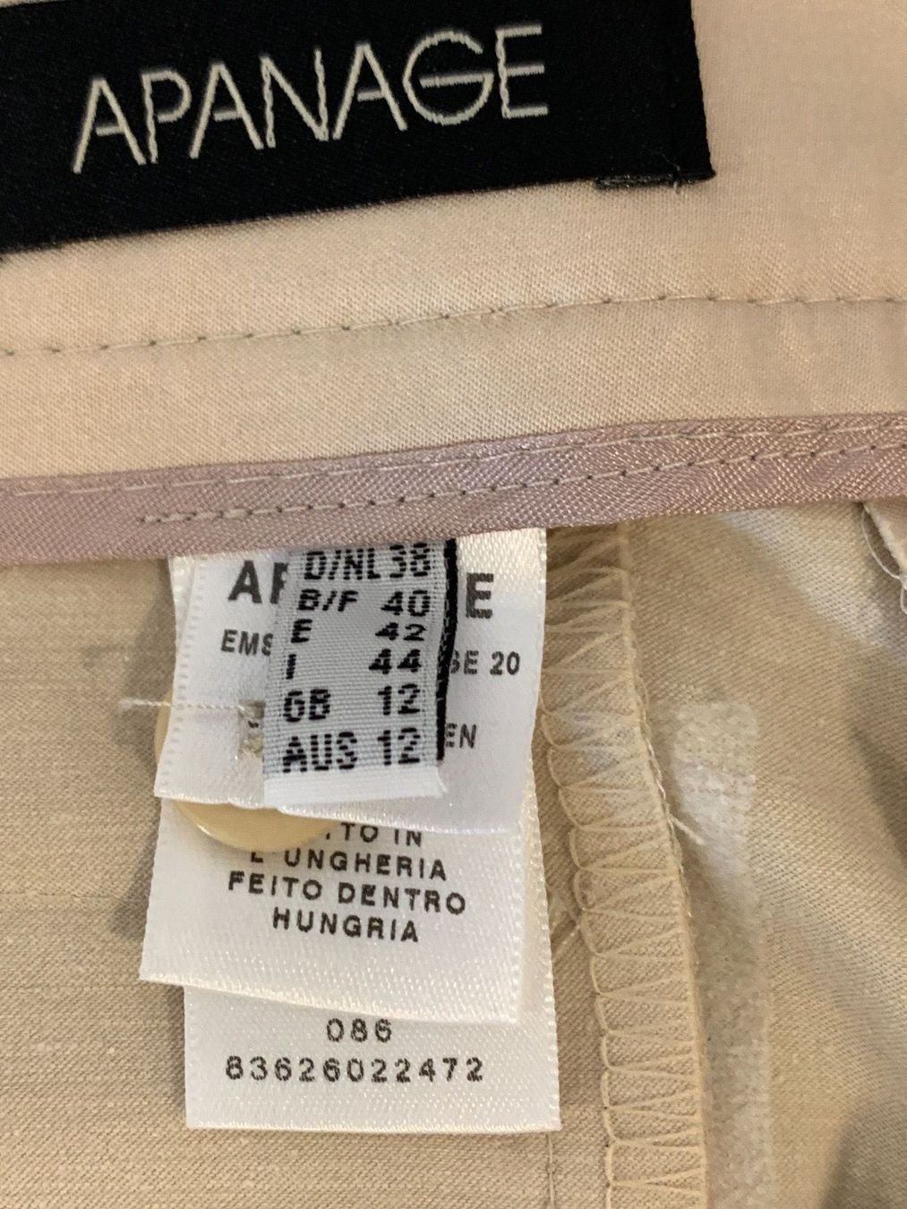 Hosen: Apanage  7/8-Hose mit leichtem Glanz – Gebraucht aus Unterägeri von Jr61 7