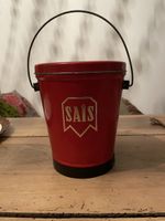 Speisefett Eimer Vintage Retro Brocante Küche Deko
