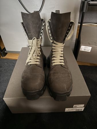 Rick Owens Army Tractor Boots