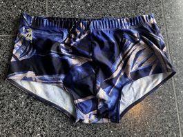Vintage Badehose 70er, „Swim“, Made in West-Germany Blau