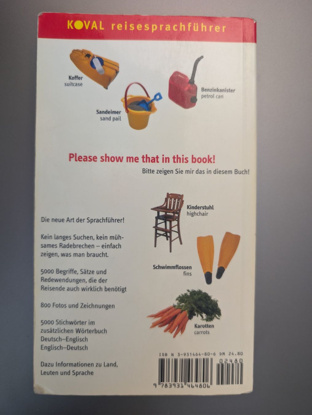 Libri: Koval Reisesprachführer, Englisch visuell – Usato da Spiegel b. Bern venduto da Chilidani 1