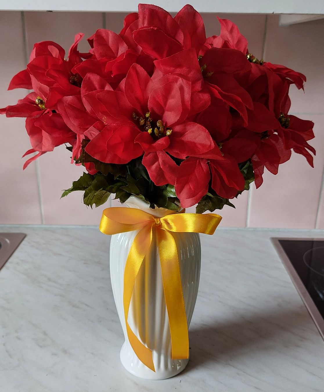 5 Stk. Weihnachtsstern-Gesteck, festlich *Originalverpackt* (Neu und  originalverpackt) in Zollikofen fr CHF 20  mit Lieferung auf Ricardo  kaufen