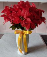 5 Stk. Weihnachtsstern-Gesteck, festlich *Originalverpackt*