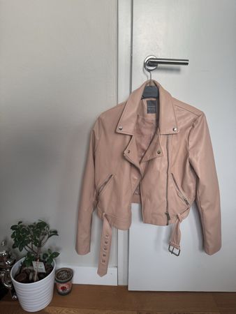 Pinke Lederjacke✨
