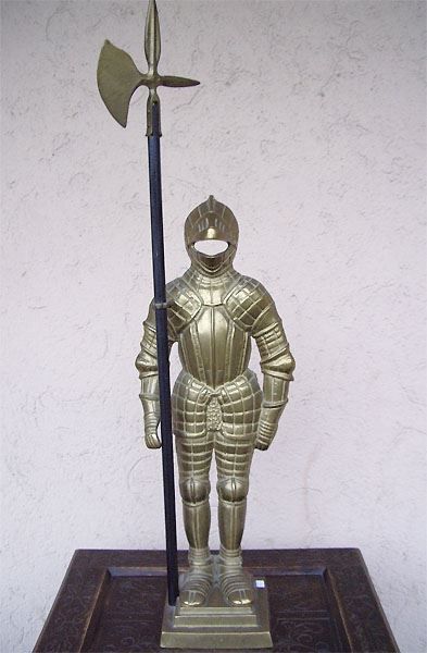 Statuette: Ritter aus Messing 87cm und 6,6kg !! – Usato da Meggen venduto da Trouvaillen