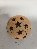 5 Stück Weihnachtskugel mit Sternenmotiv aus Terracotta
