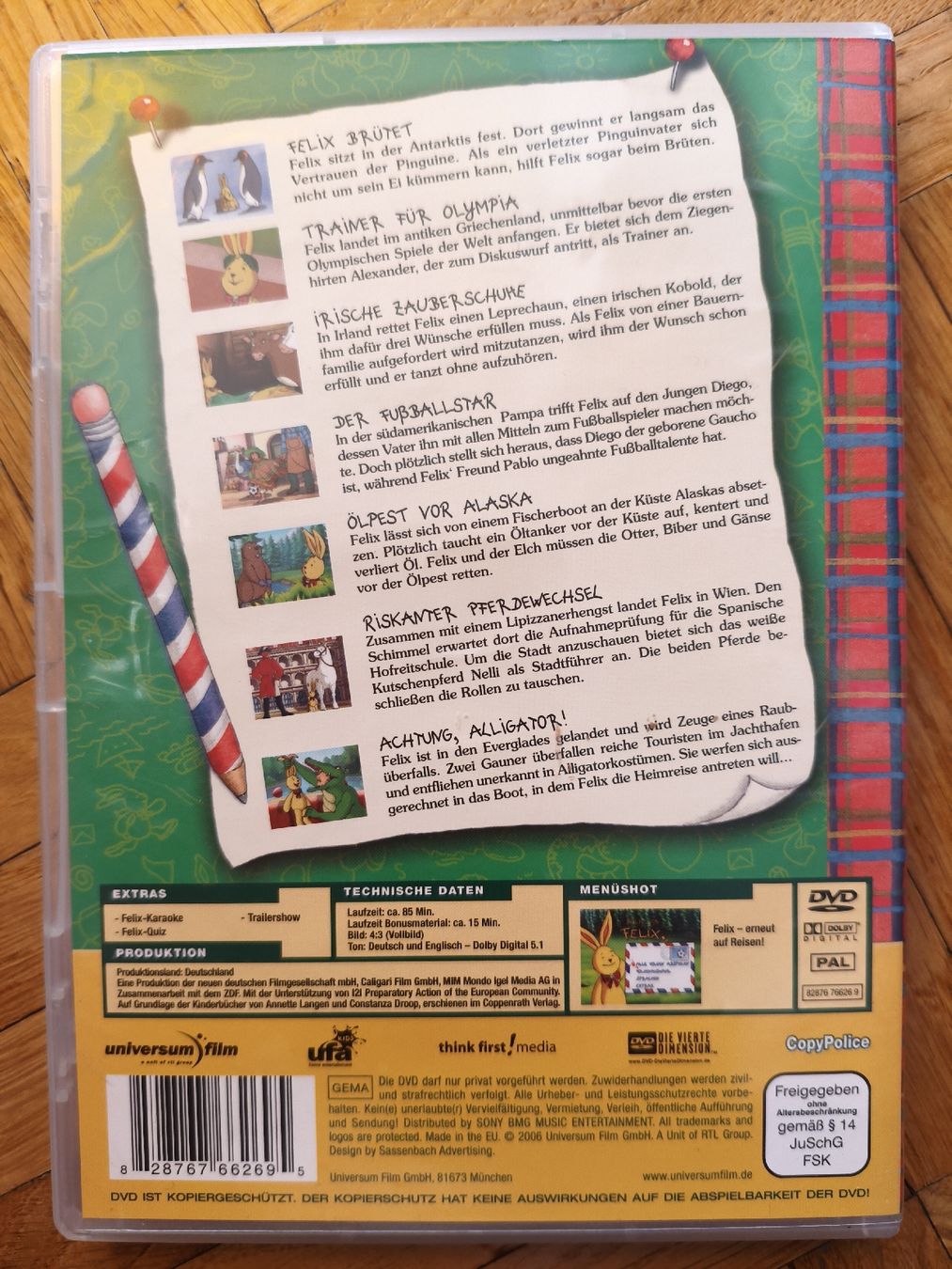 Tutti i DVDs: Briefed von Felix – Usato da Renens VD venduto da kollar7 1