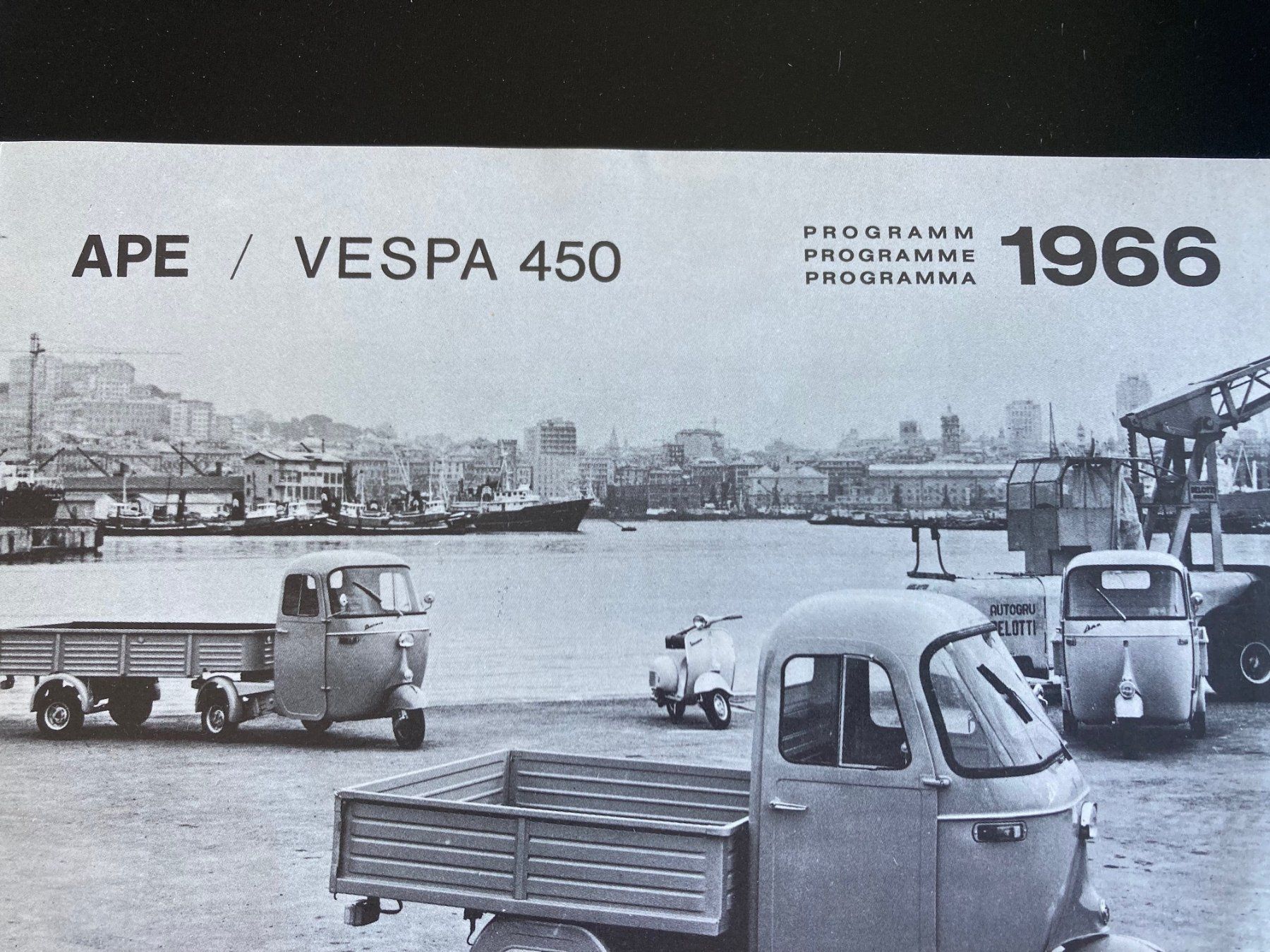 Piaggio Tutti pezzi di ricambio per scooter: Ape Vespa Piaggio Prospekt 1966 – Usato da Dübendorf venduto da vesparazzo