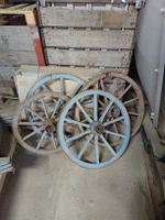 Antike Wagenräder Deko, Vintage