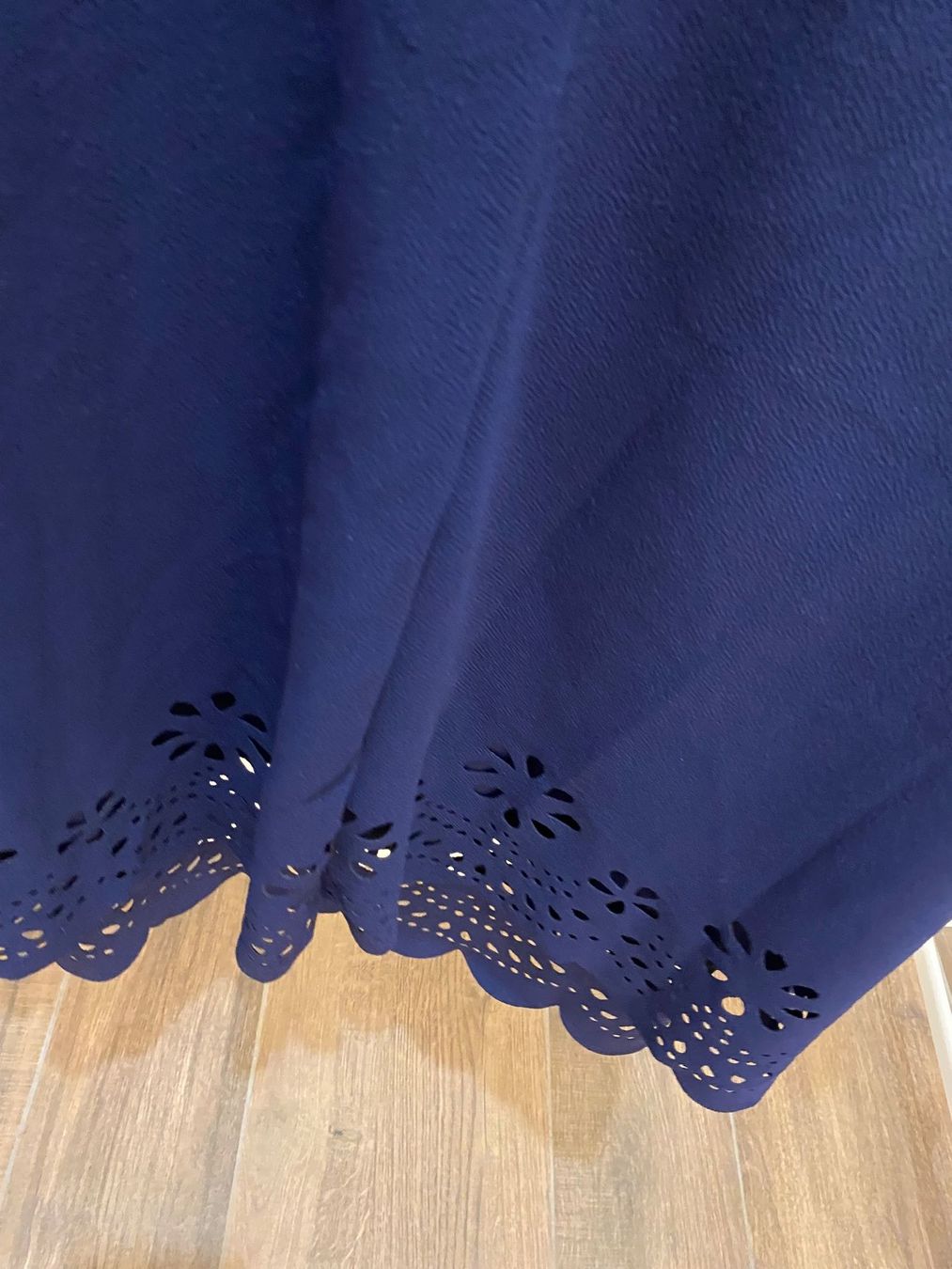 Shein Kleider: Kleid mit Stanzungen blau Gr. 56 / 58 / 60 – Gebraucht aus Pratteln von a23_j2gs 5