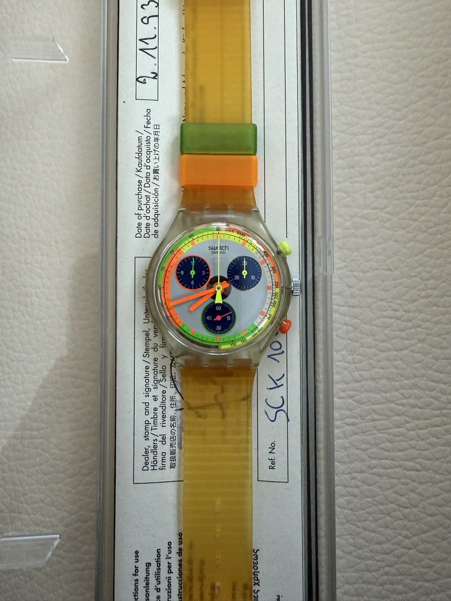 Swatch Orologi: Montre Swatch SCK104 Chrono – Nuovo (secondo la descrizione) da Posieux venduto da Angeles82 2