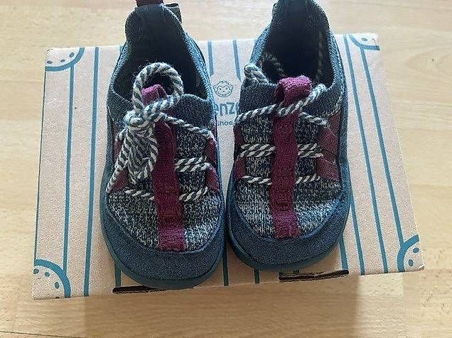 Schuhe für Jungen: Affenzahn Knit 20 Barfussschuhe blau – Gebraucht aus Meilen von Marili2