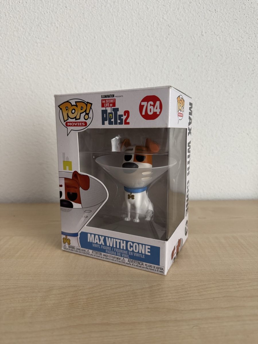 Funko Statuette: Pop, pets2, Max with cone – Nuovo e nell'imballaggio originale da Geneveys-Coffrane venduto da jon_n5qd