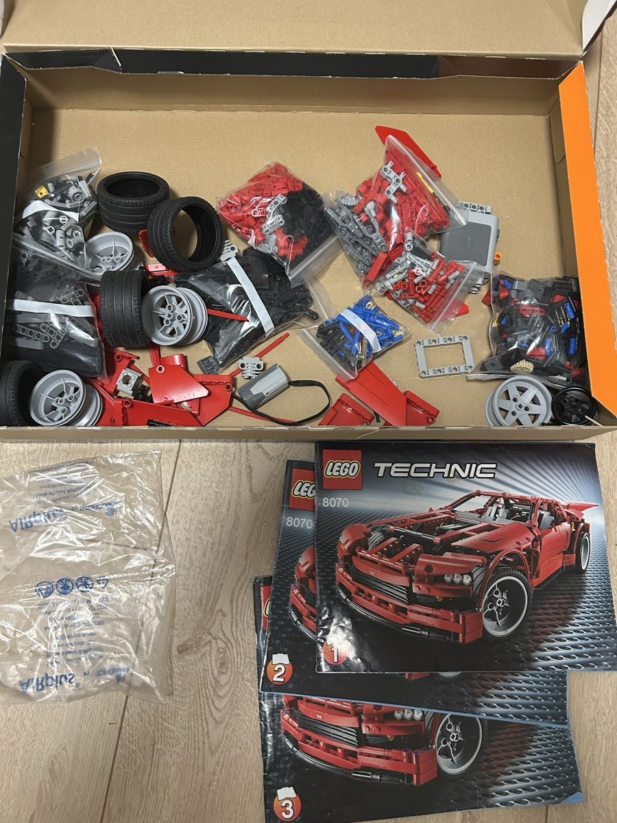 Lego Kit di costruzioni: LEGO Technic 8070 Super Car, rot, OVP – Usato da Wegenstetten venduto da Sportcrispy 4