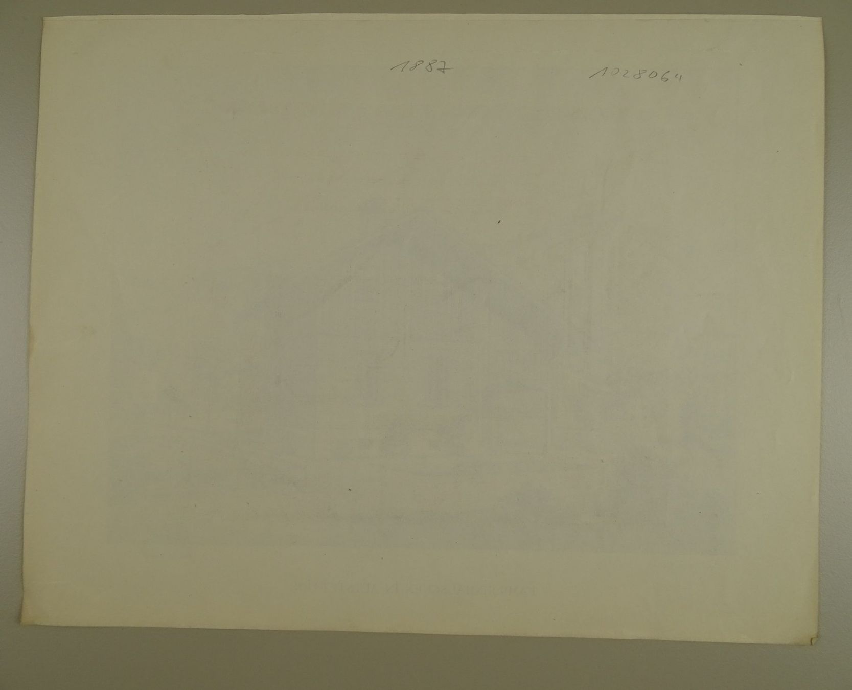 Incisioni: ZÜRICH ALTSTETTEN, LITHOGRAPHIE 1887 – Usato da Grüningen venduto da Kartensammler 5
