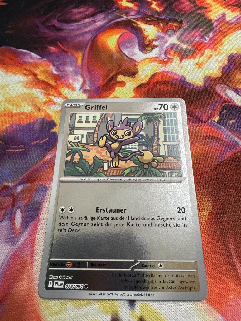 Pokémon Carte collezionabili: Griffel (PFL 078) / Reverse Holo / Fatale Flammen – Nuovo (secondo la descrizione) da Bülach venduto da CherryBlu