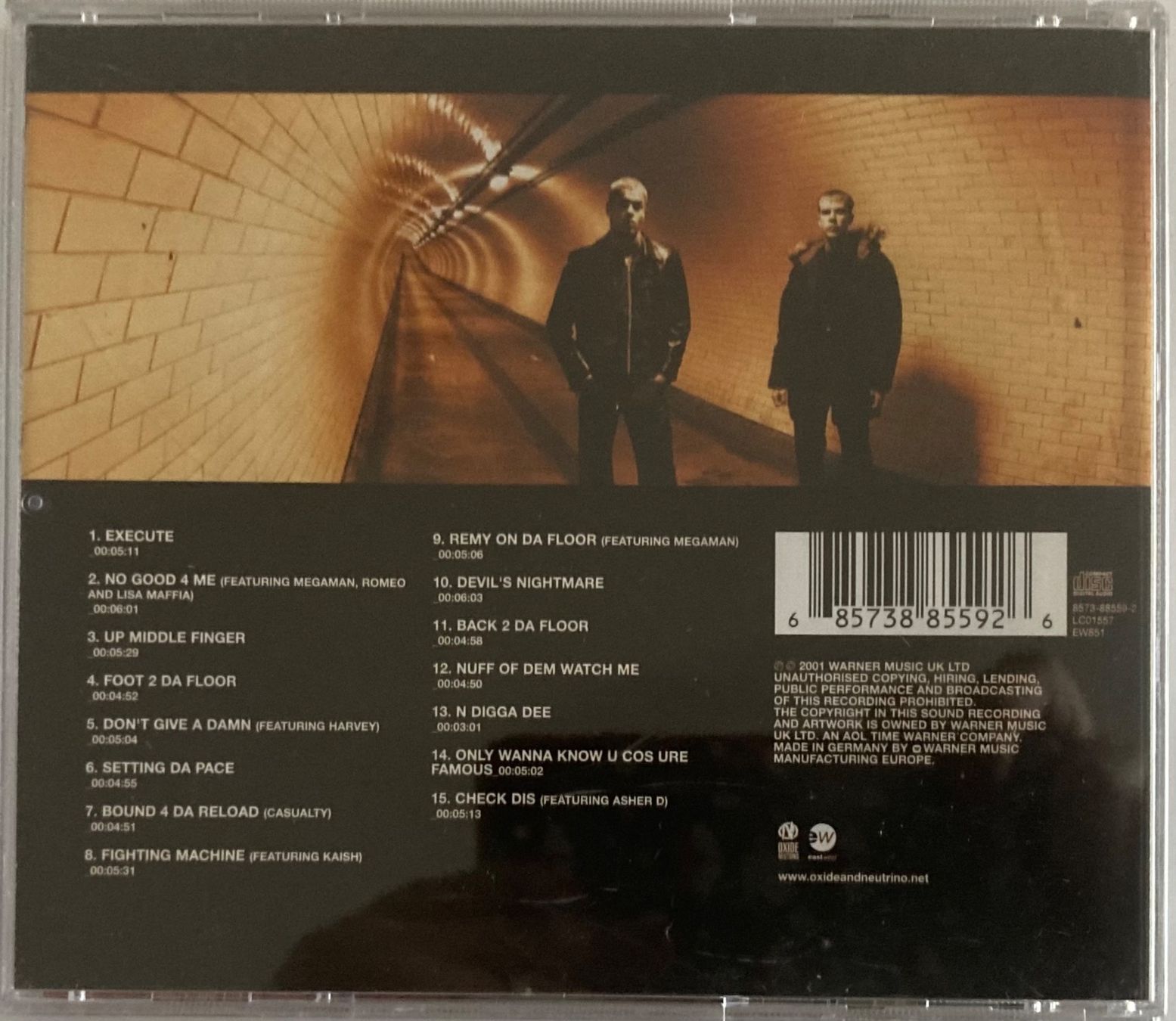 CD: OXIDE & NEUTRINO - EXECUTE – Usato da Poliez-Pittet venduto da Newtown-Records 1