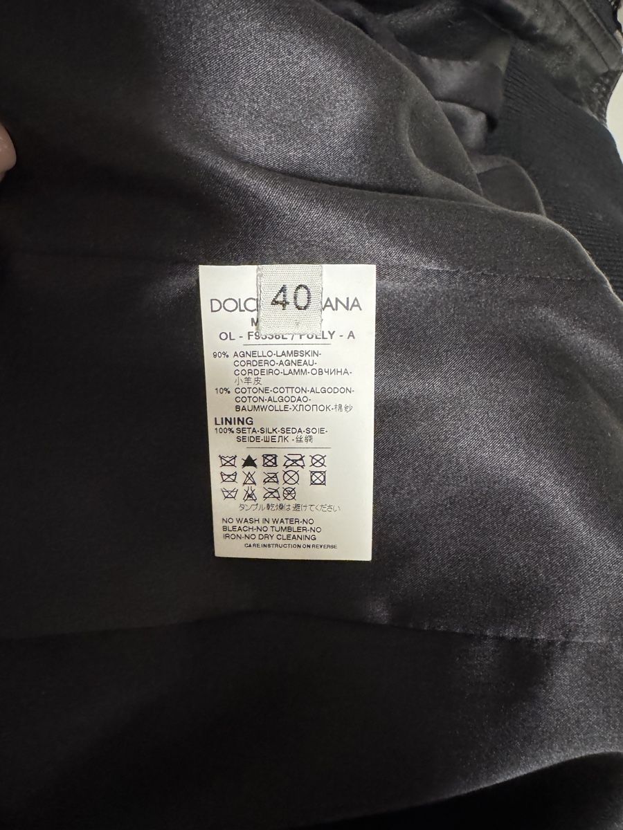Dolce & Gabbana Giacche: Dolce & Gabbana Black Leather Jacket - Great Condition! 49 – Nuovo (secondo la descrizione) da Sarnen venduto da vik_jw5z 6