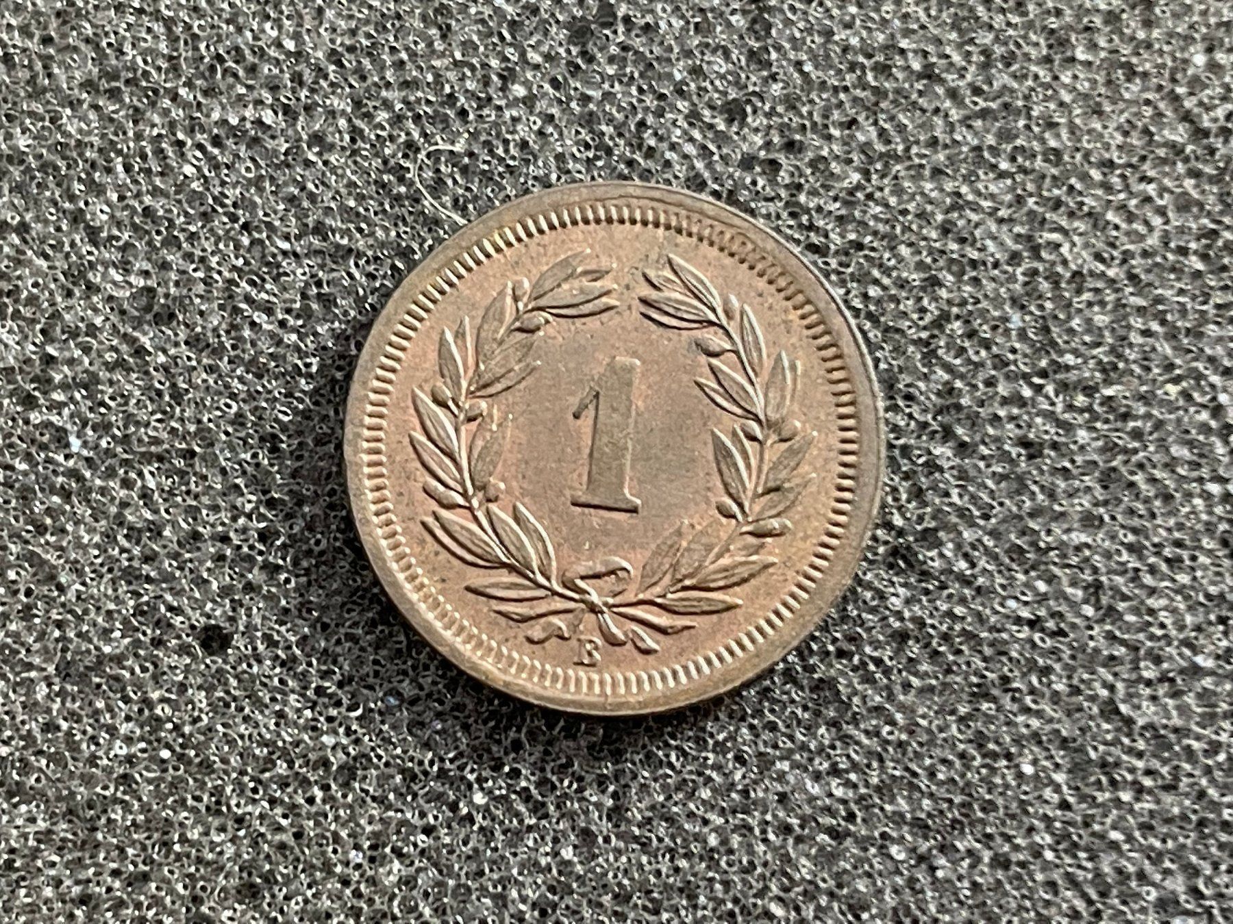 Tutti le monete: 1 Rappen 1877 -unc – Usato da Reitnau venduto da tb-muenzen 5