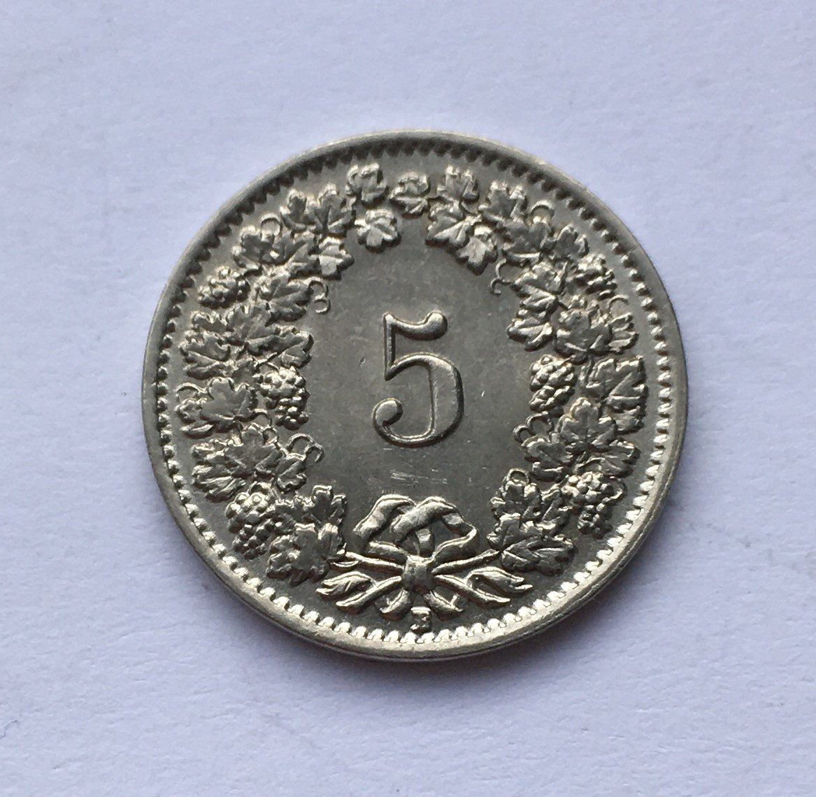 Tutti le monete: 1937 5 Rappen -unz – Usato da Kirchberg SG venduto da Zenhad69 1