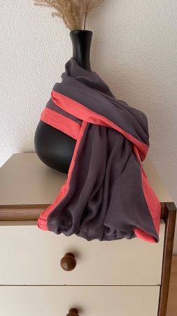 ZERO 200x76Neu/NP65CHF Foulard Pareo Halstuch Viscose PE