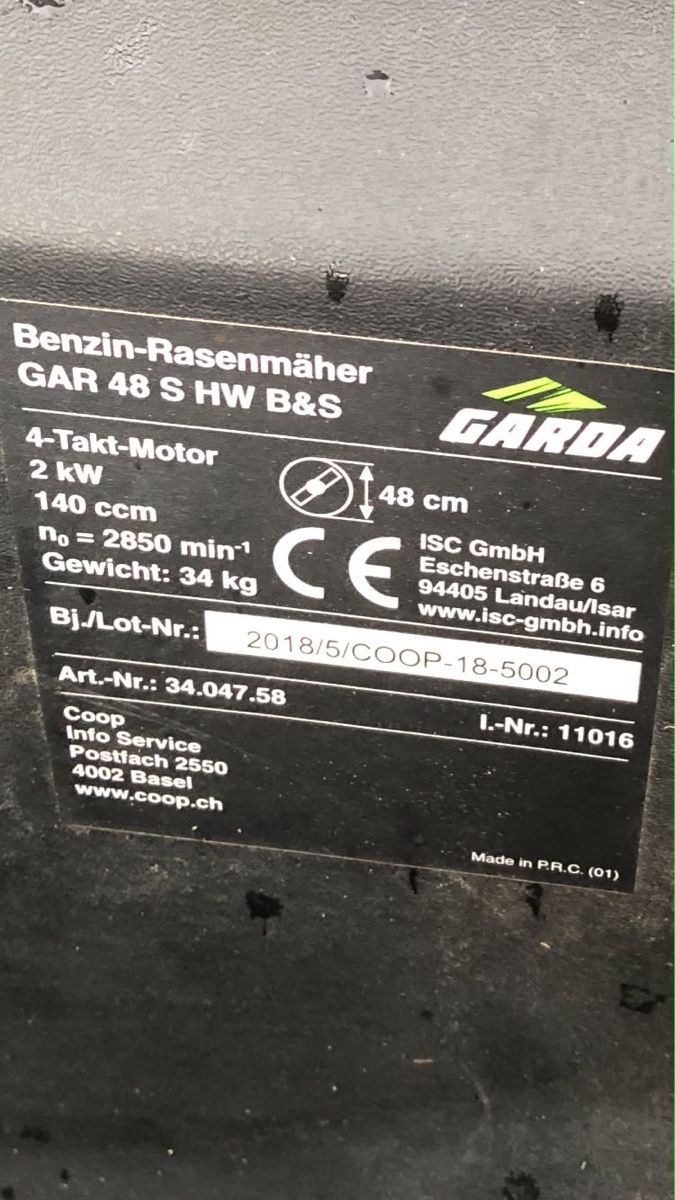Rasenmäher: Benzinrasenmäher mit Radantrieb – Gebraucht aus Staffelbach von Jogri 4