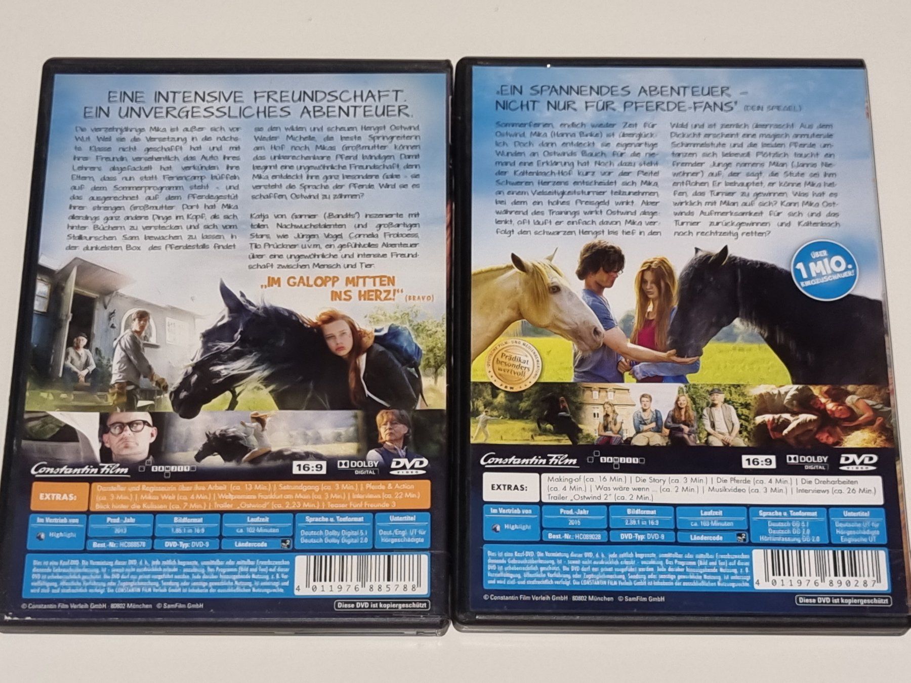 Alle DVDs: DVD: Ostwind 1+2 – Gebraucht aus Ehrendingen von Thomas_2 1