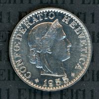 CHF___0.20 1955 stgl * nigelnagelneu! 20 Rappen