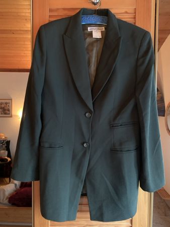 Dunkelgrüner Blazer von Ursula Conzen, Grösse 42