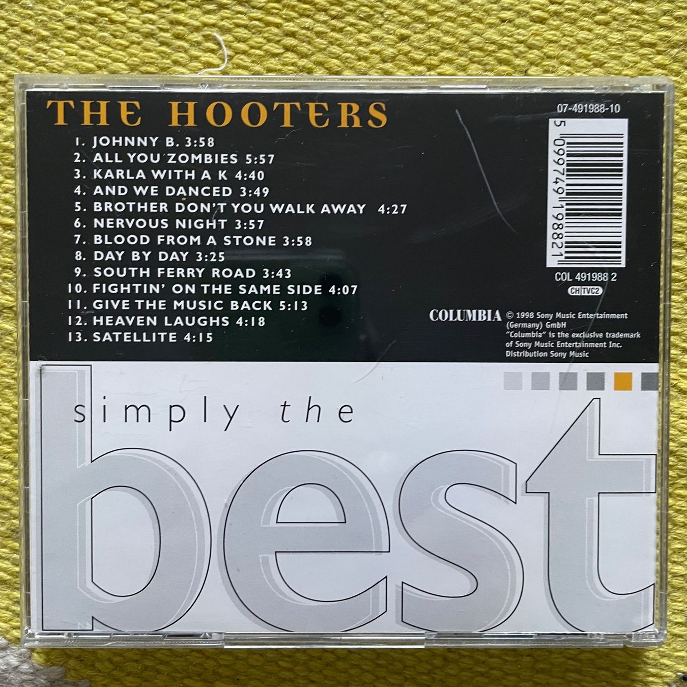 CDs: HOOTERS-SIMPLY THE BEST – Gebraucht aus Rorschacherberg von CD-Roli 1