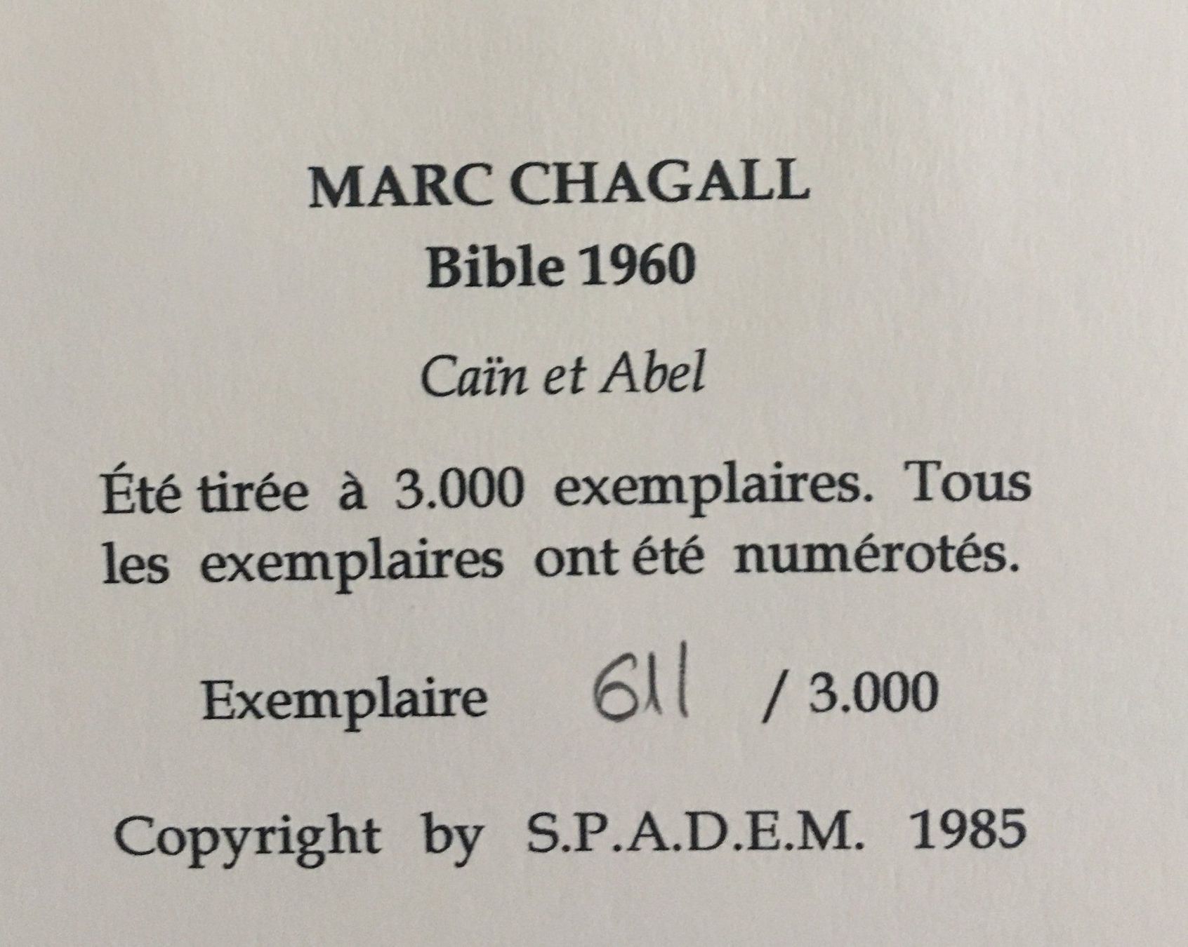 Grafica & Litografie: Marc Chagall BILDER ZUR BIBEL 1960 – Usato da Nennigkofen venduto da Sommersonnen 3