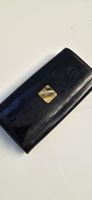 MCM Geldbörse schwarz mit Logo Muster