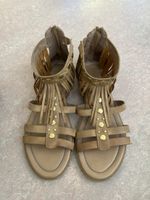 Fransen Sandalen, Gr. 38, goldig, Sommer Look, Top!