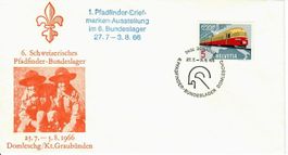 Brief, Pfadfinder Bundeslager Domleschg