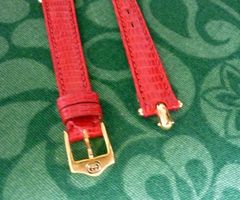 GUCCI Uhren Armband Leder 12mm -  Spezial-Bandanstösse