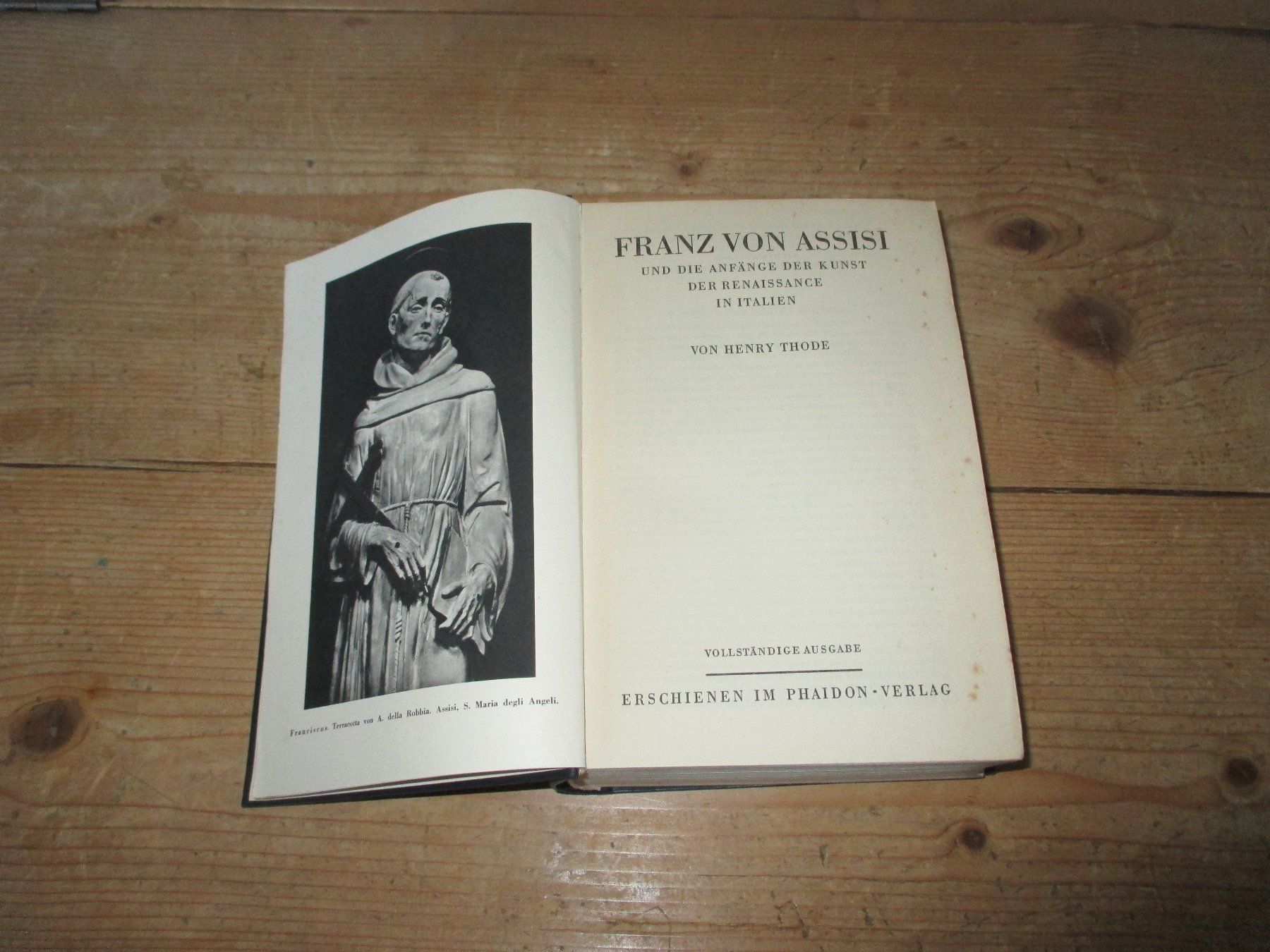Libri: Franz von Assisi - Henry Thode 1934 – Usato da Flims - Dorf venduto da Stagediver 1