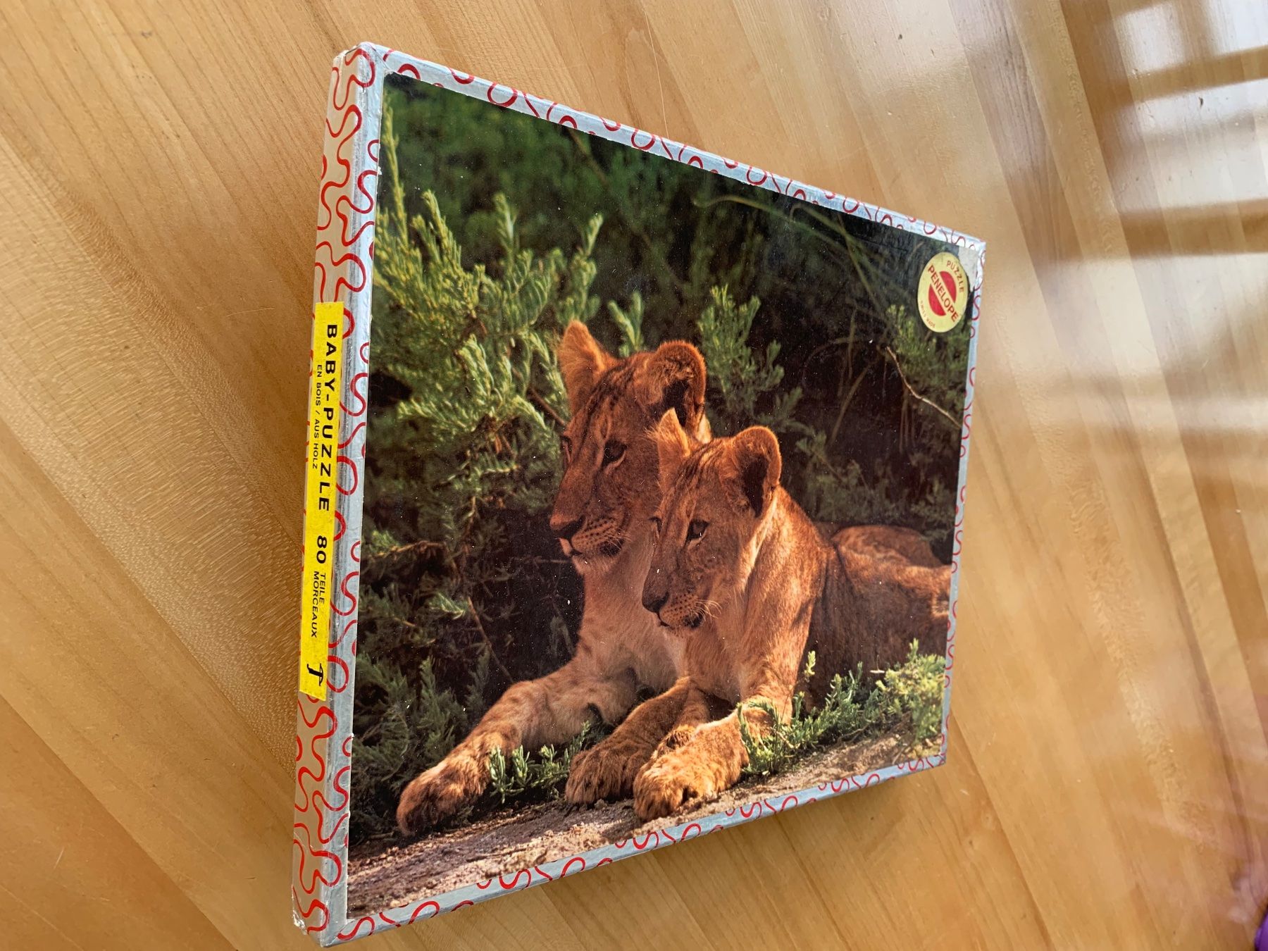 Penelope Puzzle: Puzzle holz Löwenbaby – Usato da Zürich venduto da mirjamgg 1