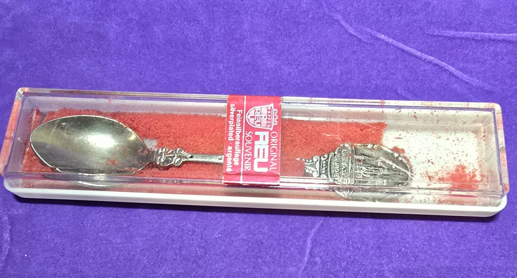 Löffel: Souvenir Löffel versilbert Original REU – Gebraucht aus Wangs von Restposten.Garage 1
