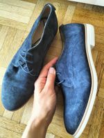 Dunkelblaue Schuhe blaue stylish loafers 38