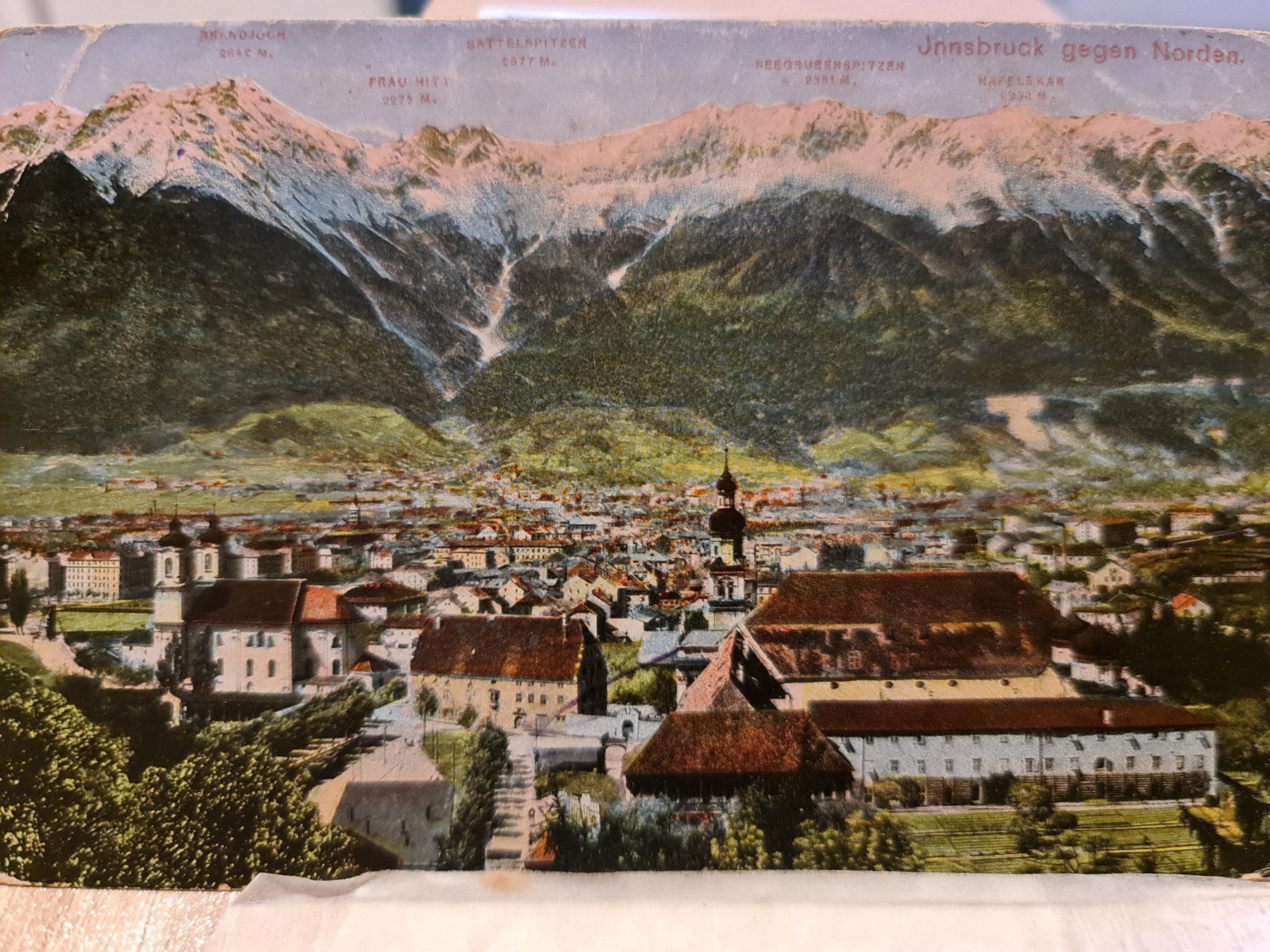 Cartoline postali: Ansichtskarte Innsbruck 1915 – Usato da Dintikon venduto da Vexi
