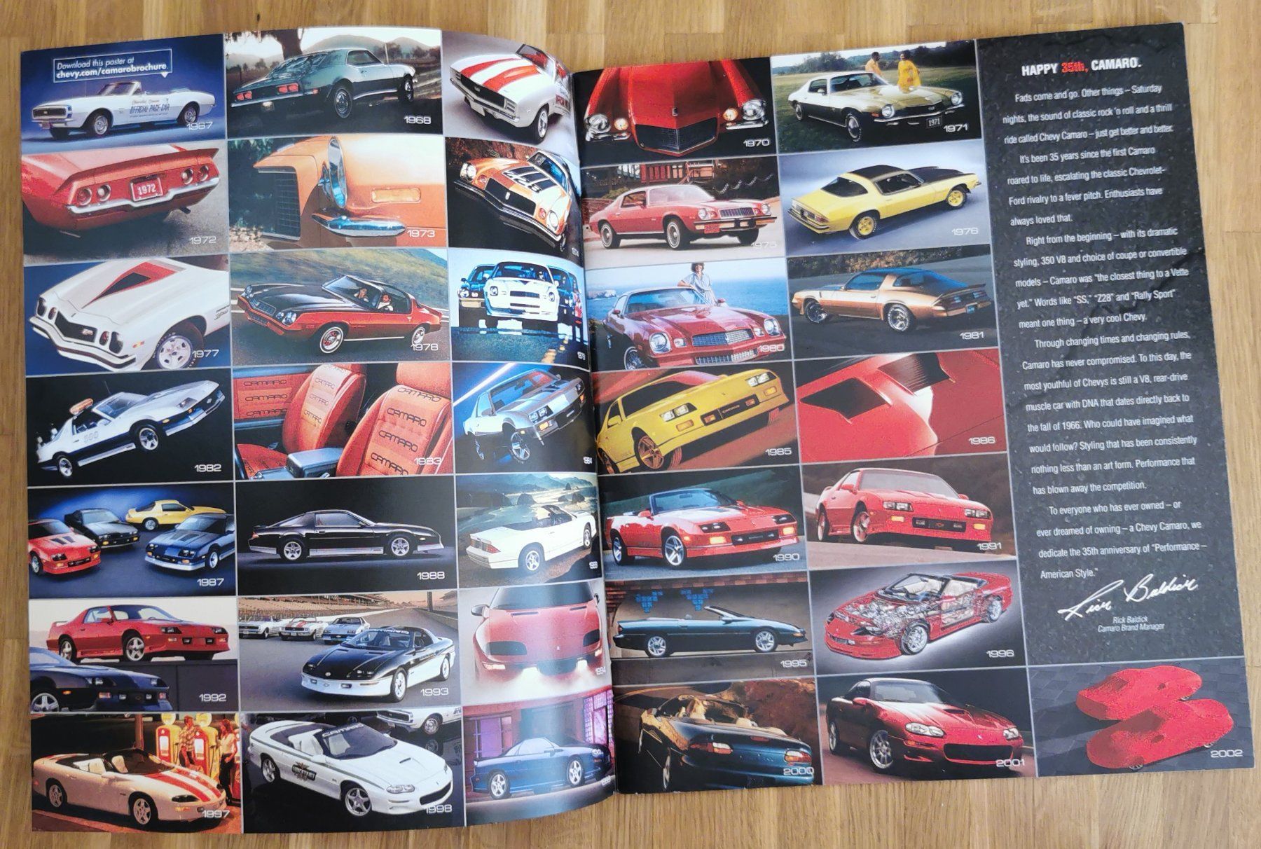 Chevrolet Documenti: CAMARO Chevrolet GM 2002 – Nuovo (secondo la descrizione) da huenenberg venduto da Suizofelize 1